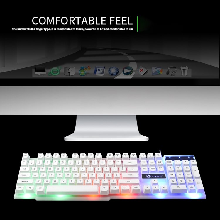 2024 Electronic Component cheap compact wired office keyboard slim keyboards