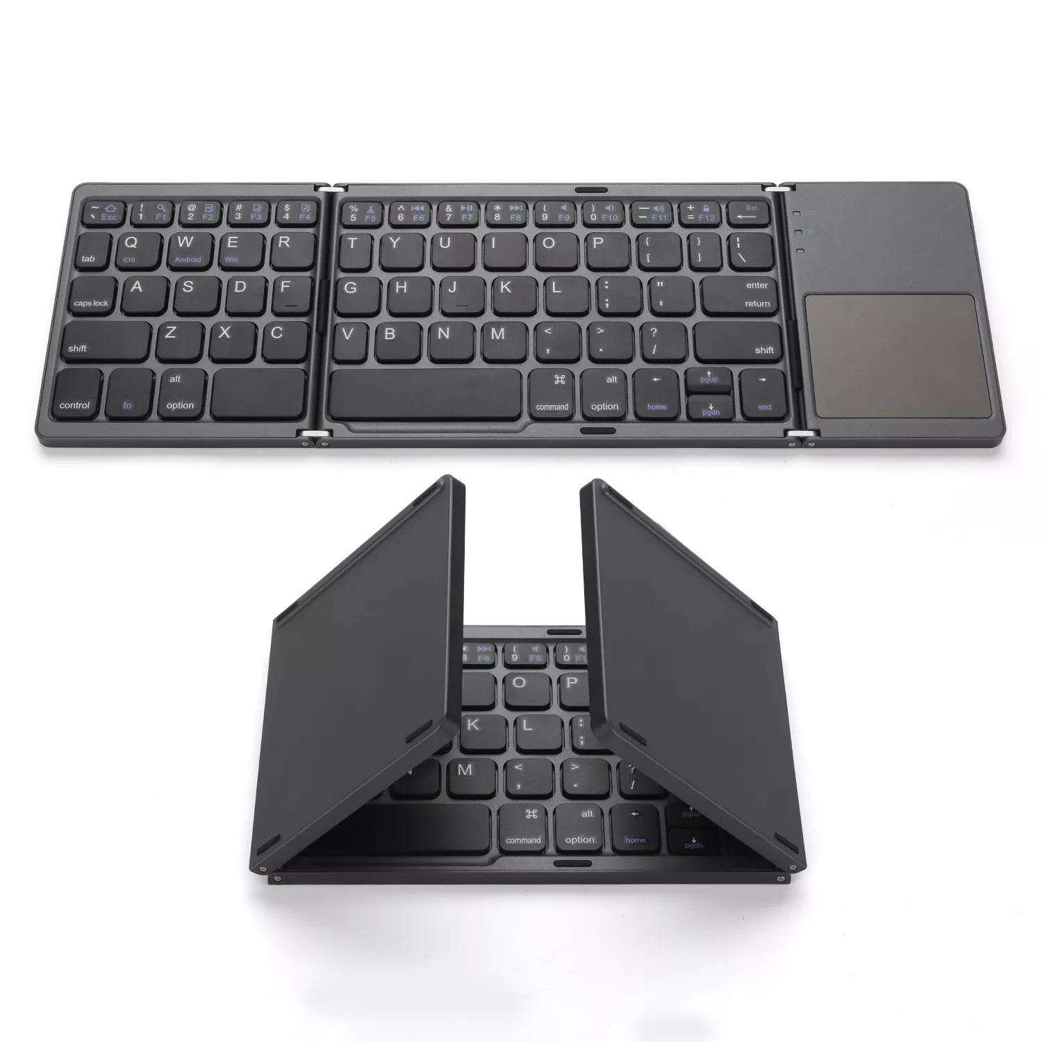 Foldable Keyboard 2023 Type C B033 Shortcut Mini Wireless Portable Folding Oem Mini Keyboard for Cell Phones Now BT3.0