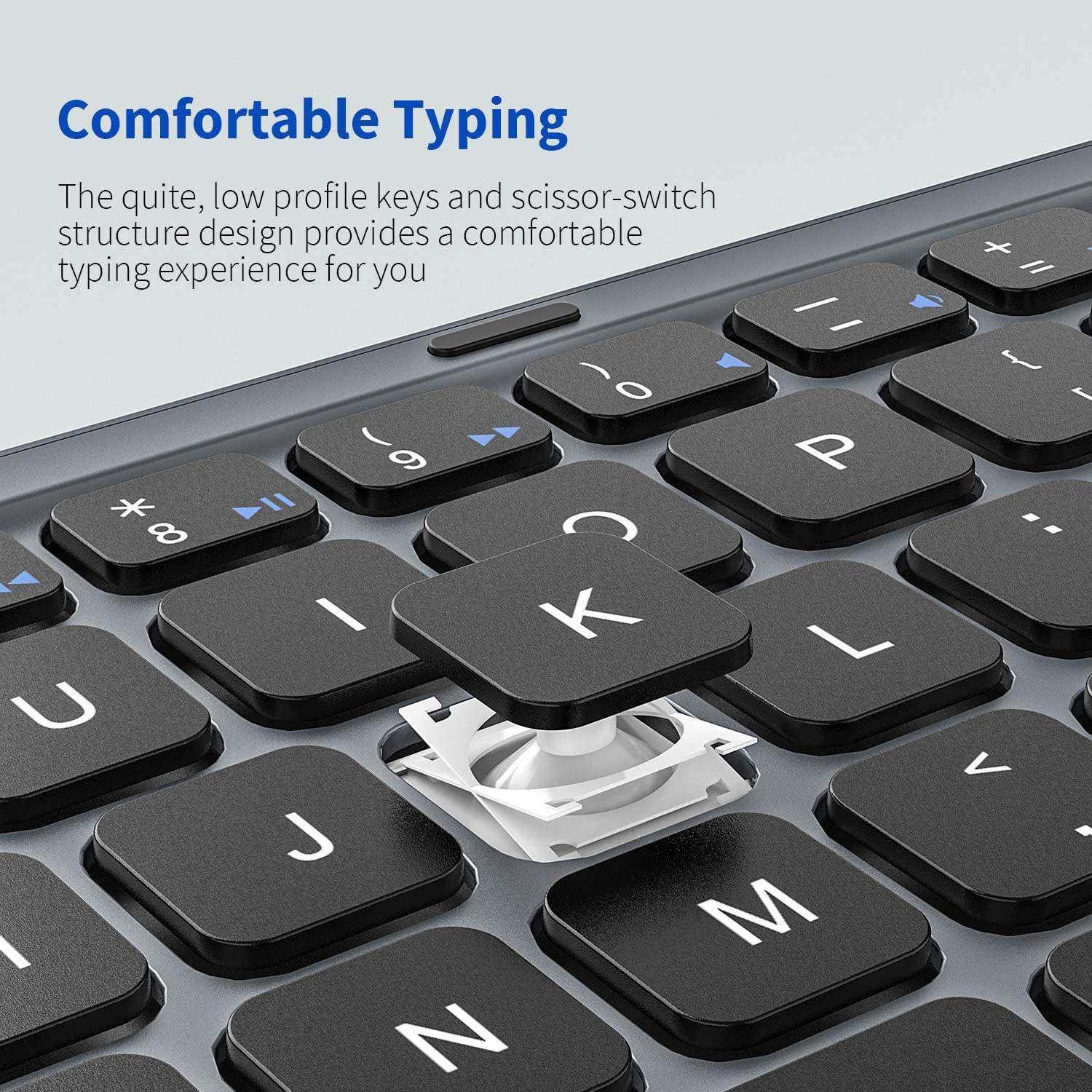 Foldable Keyboard 2023 Type C B033 Shortcut Mini Wireless Portable Folding Oem Mini Keyboard for Cell Phones Now BT3.0