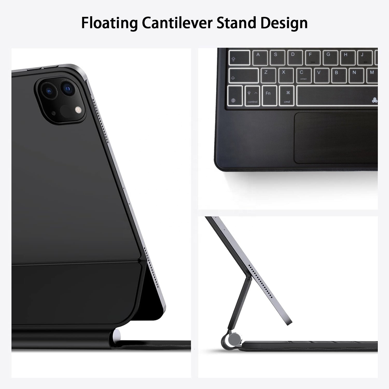 Magnetic Adsorption Backlight Touchpad Keyboard Cover for iPad Air 4 4th 5 5th 10.9 Pro 11 2018-2022 Magic Keyboard Case