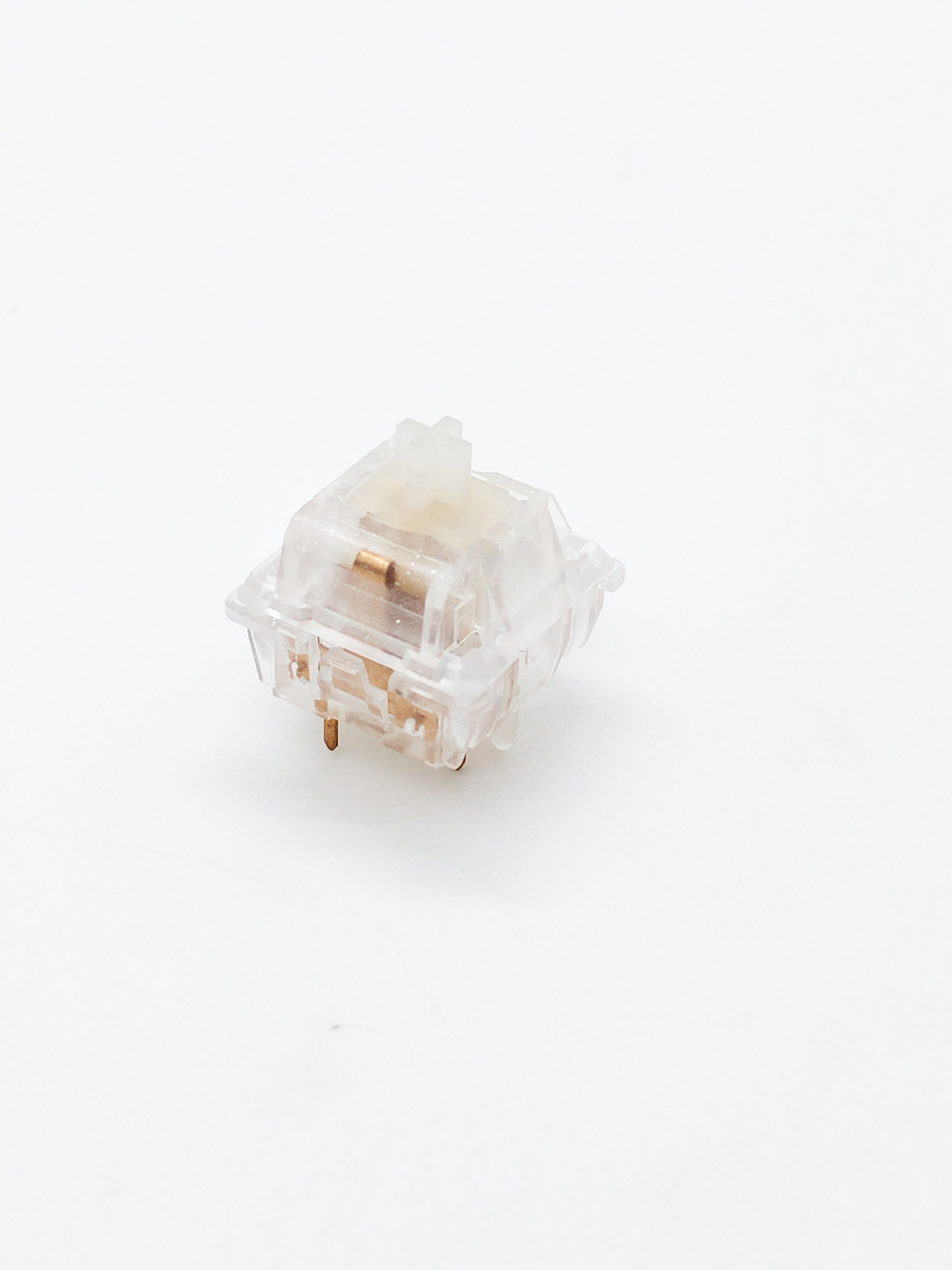 Tecsee Mix PC Housing With Sparkle UPE Stem Double Gold Spring 63.5g Mechanical Keyboard Switches for Desktop Computer Gamer