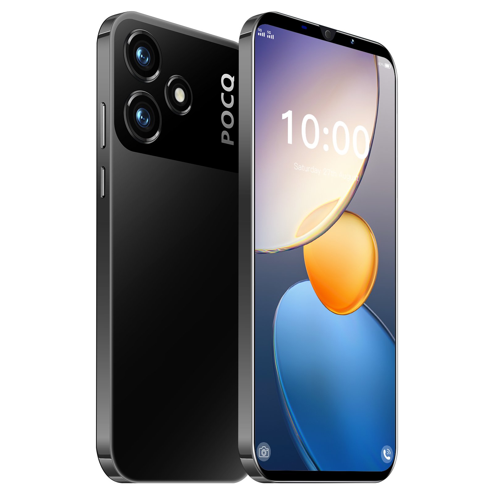 HSDF-M6 Pro 16GB+1TB MEMORY 5.5 HD inch Screen Android14 108MP camera Smart phone Dual SIM dual standby Mobile Phone