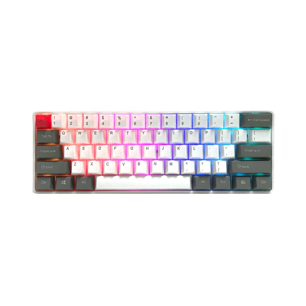 Mini Gaming 61 Keys Dual mode Keyboard 70%RGB Switch Keyboard ABS Mechanical Keyboard