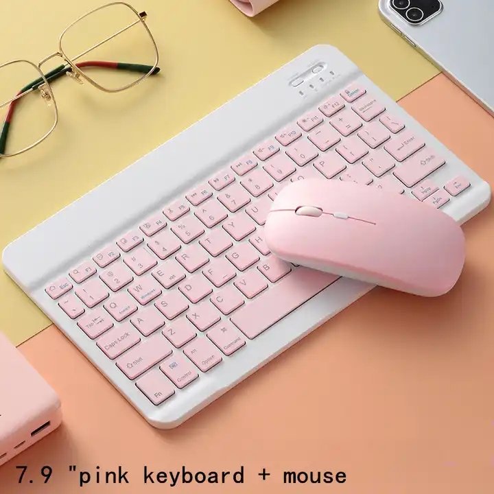 Wireless Keyboard and Mouse For Apple Teclado iPad Xiaomi Samsung Huawei Phone Tablet Wireless Keyboard For Android IOS Windows