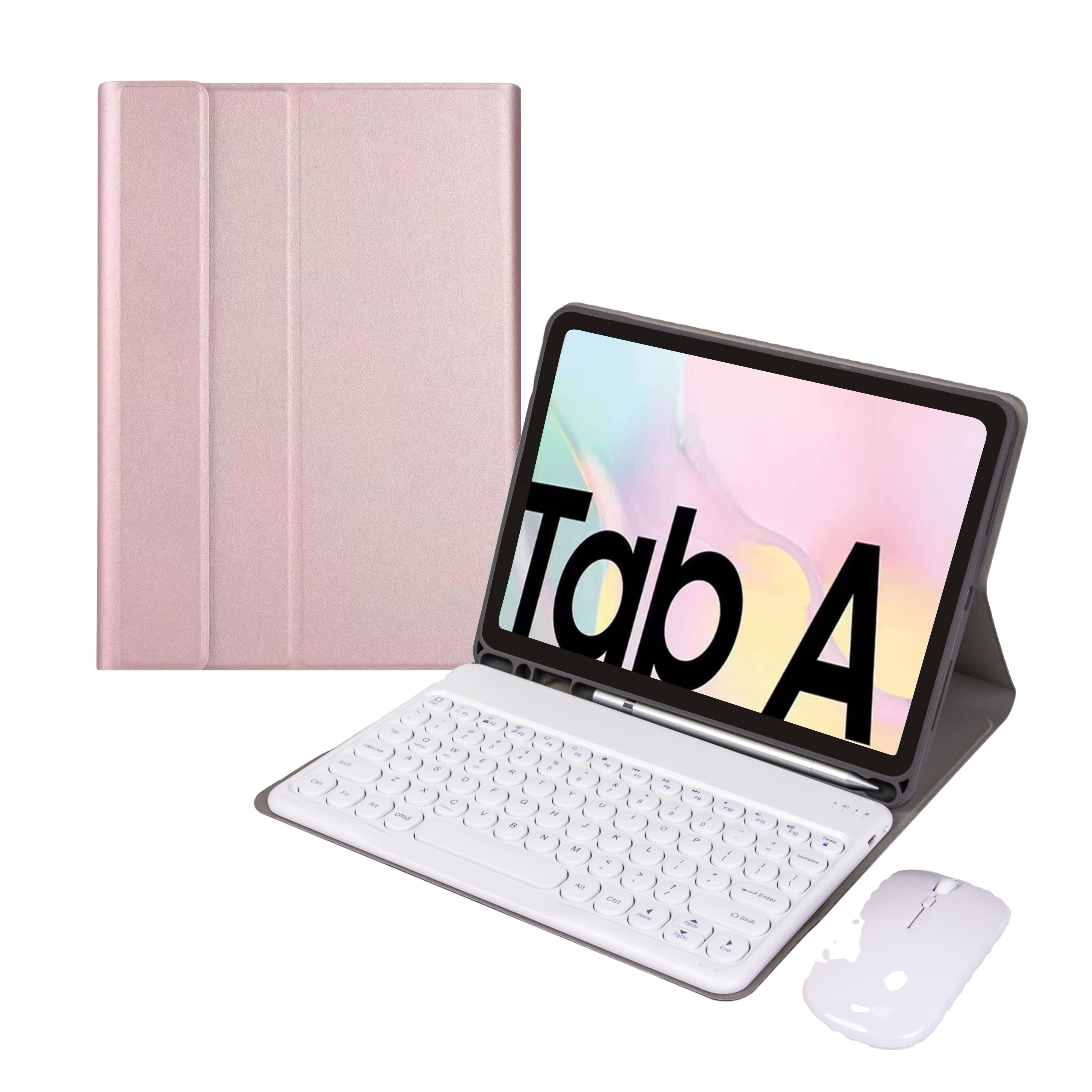 For Galaxy Tab A7 10.4-inch Wireless Keyboard Case T500 Keyboard Holder with pen slot