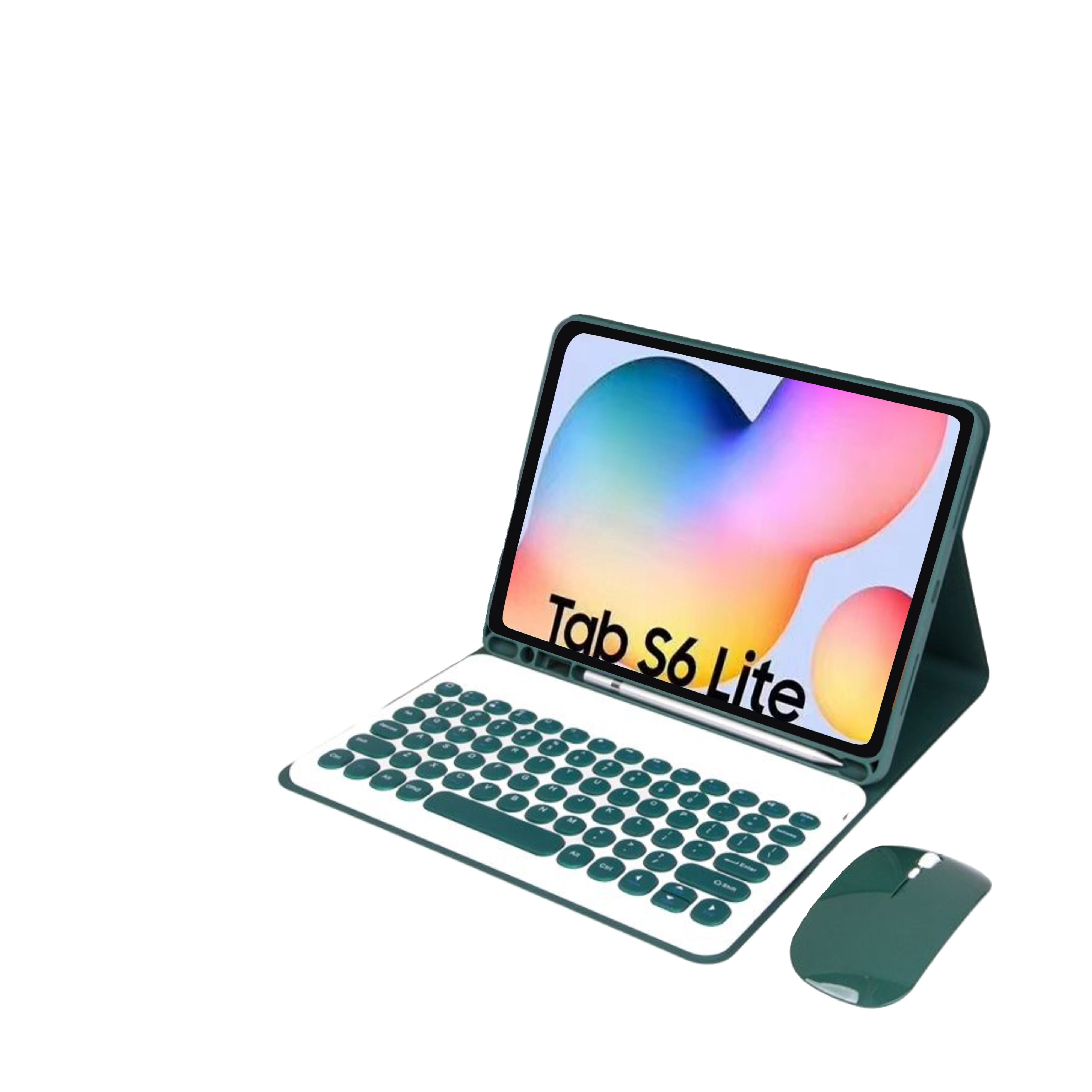 For Galaxy Tab A7 10.4-inch Wireless Keyboard Case T500 Keyboard Holder with pen slot