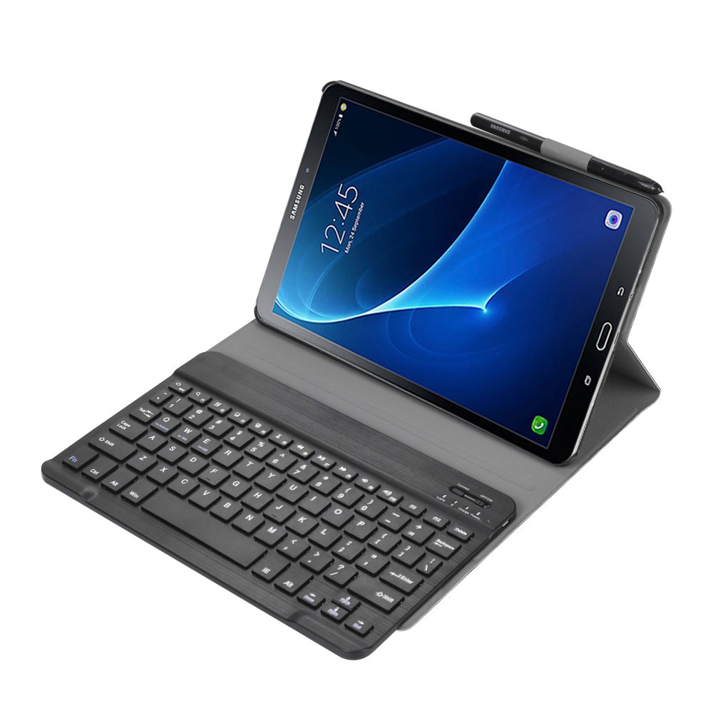 For Samsung Galaxy Tab A6 10.1 2016 Keyboard Case Detachable Magnetic BT English Keyboard Magnet Pu Leather Tablet Cover