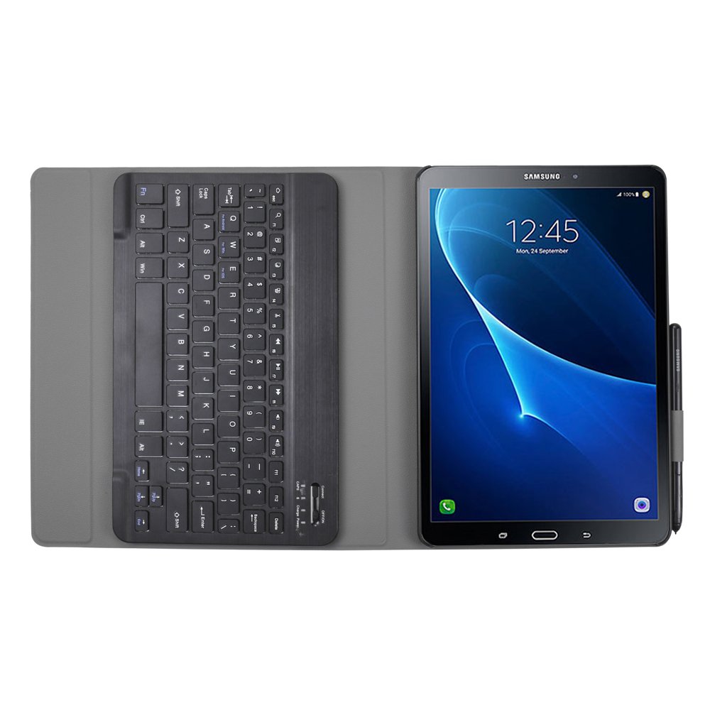 For Samsung Galaxy Tab A6 10.1 2016 Keyboard Case Detachable Magnetic BT English Keyboard Magnet Pu Leather Tablet Cover