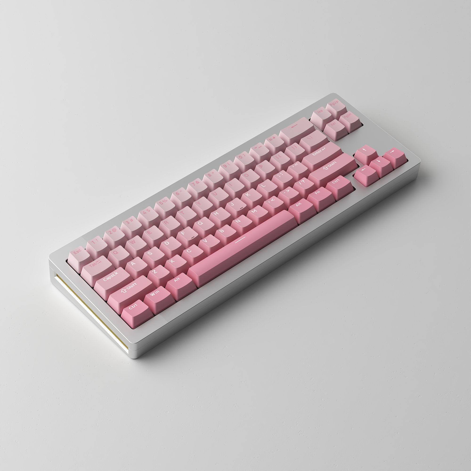 AKKO MonsGeek M7W 65% Layout Multi-Mode Pre-Assembled Aluminum Keyboard Gradient Keycaps Akko Cream Switches Keyboards