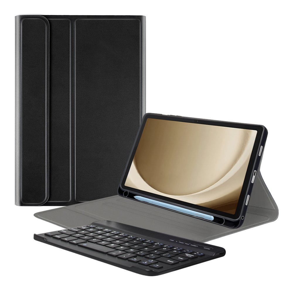 For Samsung Galaxy Tab A9 8.7'' Detachable wireless keyboard case cover with Tablet PU leather Back cover