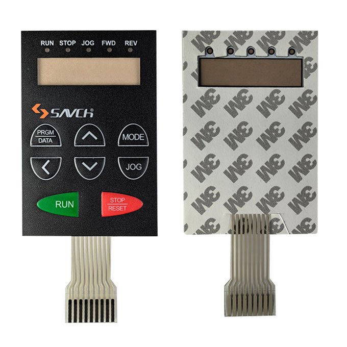 High Quality Custom Membrane Switch Keyboard Panel with Graphics Cover Inverter Keypad & Keyboard Light Touch Panel