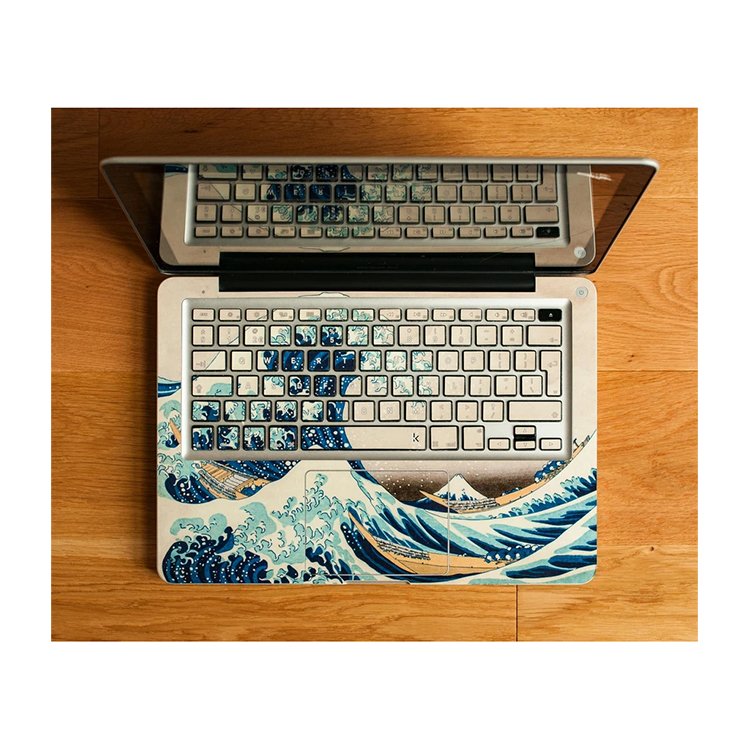 Custom printing colorful computer camera keyboard laptops decal back skin covers vinyl stickers set for laptop sticker label
