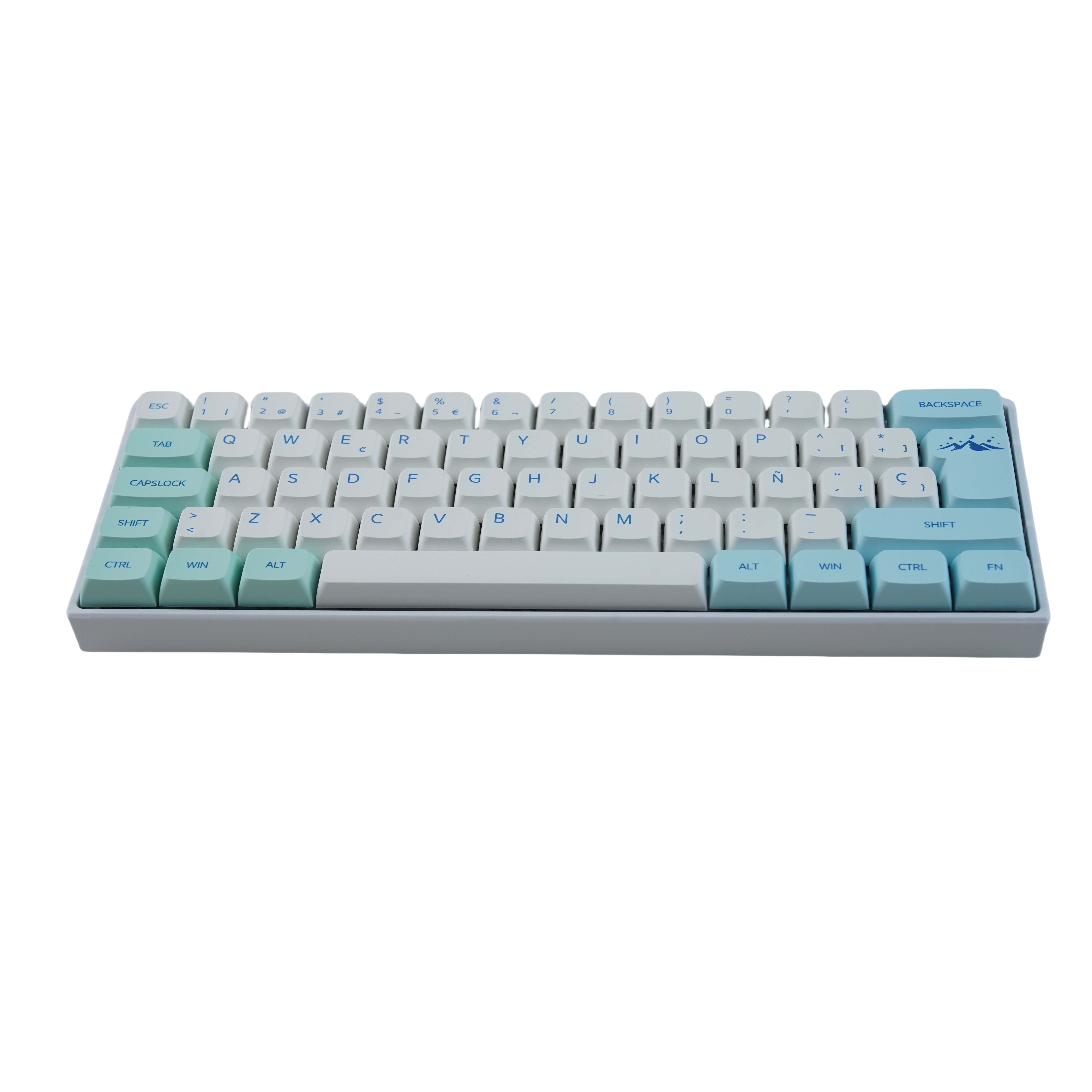 Ultra60 ISO Gaming Mechanical Wireless Keyboard ES/BR/FR/DE/UK Nordic Mechanical keyboard 60% Layout RGB for PC/Mac Gamer