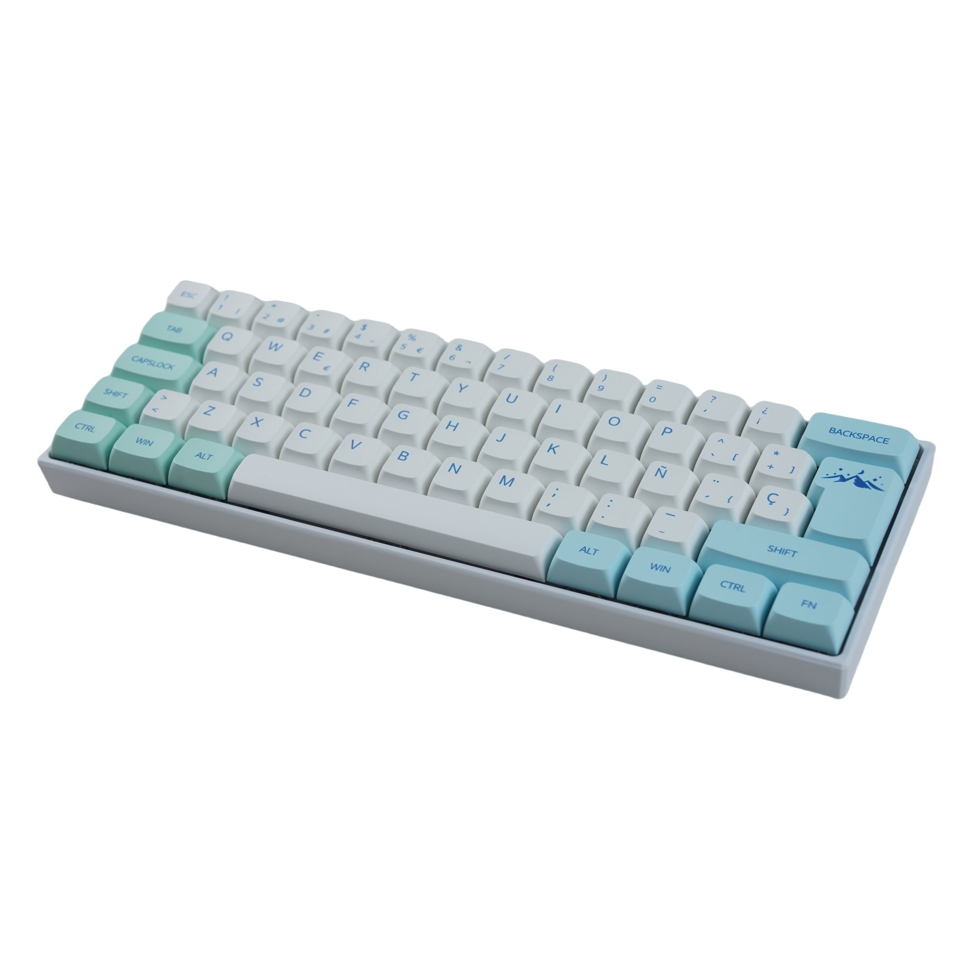 Ultra60 ISO Gaming Mechanical Wireless Keyboard ES/BR/FR/DE/UK Nordic Mechanical keyboard 60% Layout RGB for PC/Mac Gamer