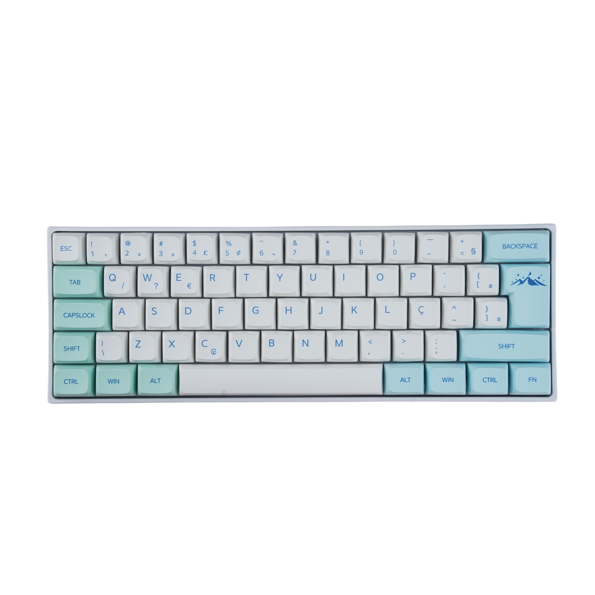Ultra60 ISO Gaming Mechanical Wireless Keyboard ES/BR/FR/DE/UK Nordic Mechanical keyboard 60% Layout RGB for PC/Mac Gamer