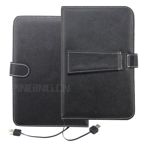 10.2 11.6 inch tablet pc leather keyboard case, universal folding stand cover for tablet pc keyboard leather case with usb cable