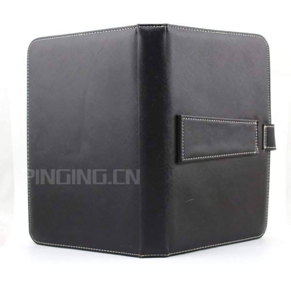 10.2 11.6 inch tablet pc leather keyboard case, universal folding stand cover for tablet pc keyboard leather case with usb cable
