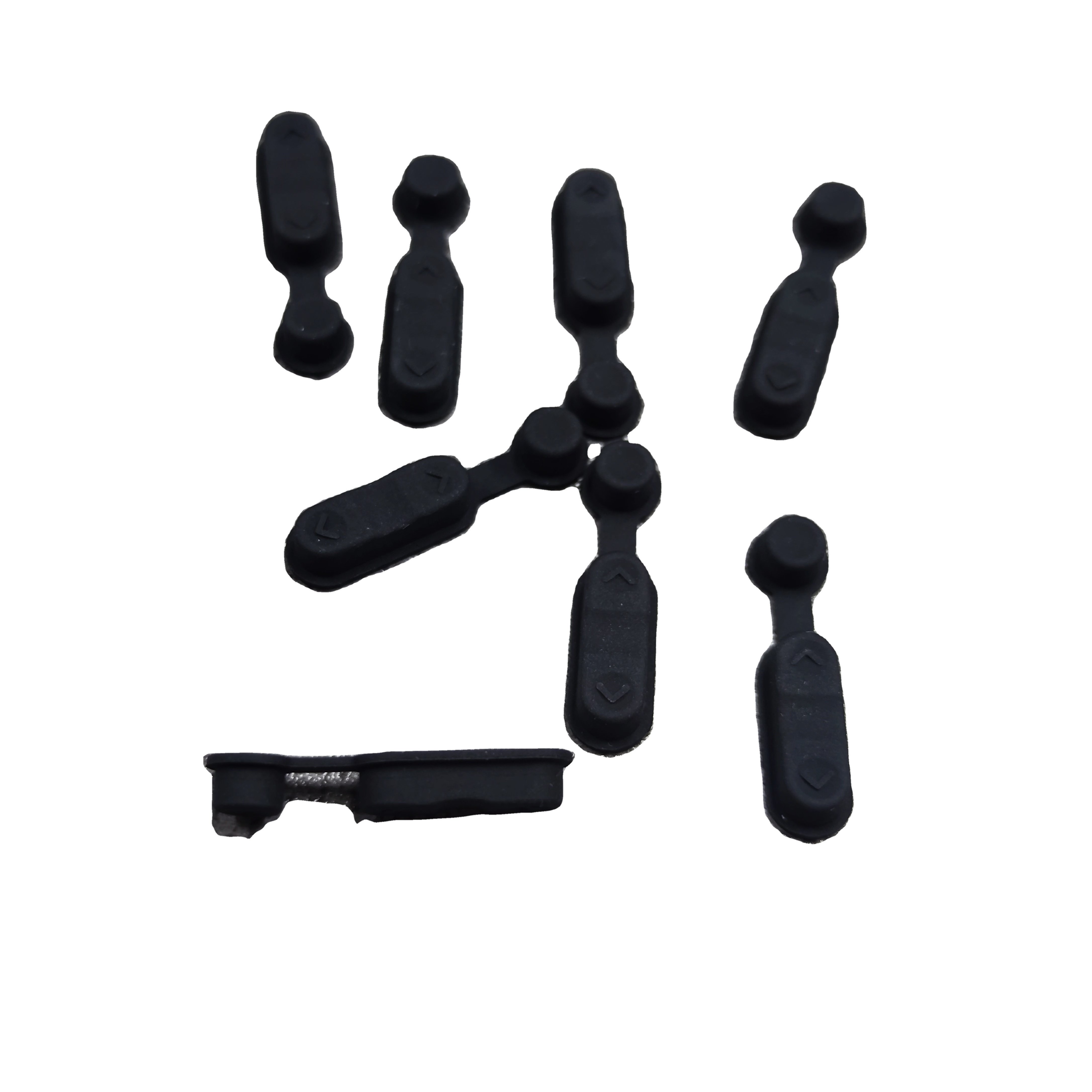Custom mold silicone rubber push button covers Conductive Rubber Silicone Button Pads for Complete Set
