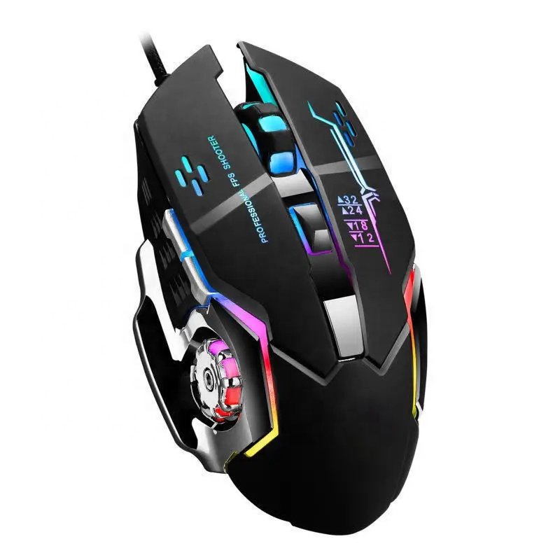 2024 Free Fire Gaming Mini Keyboard Mouse Set Wireless RGB Backlit Type C Mechanical English ABS Designed Mobile Gaming Mix Pro