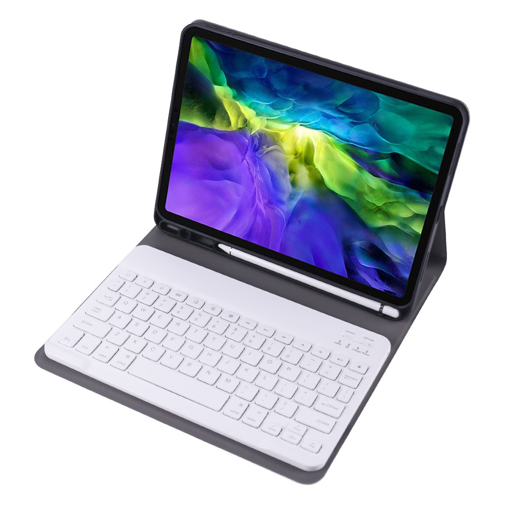 Magnetic Bt Keyboard Tablet Case With Pen Tray Tablet Protection Cover For Apple Ipad Pro 11 Inch 2018 2020 2021