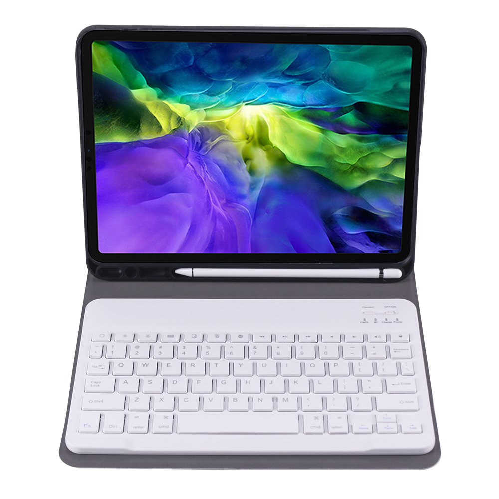 Magnetic Bt Keyboard Tablet Case With Pen Tray Tablet Protection Cover For Apple Ipad Pro 11 Inch 2018 2020 2021