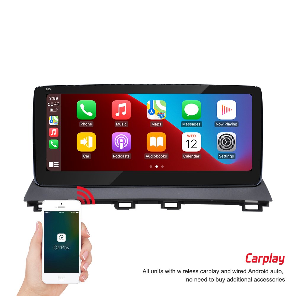 Android 8 core 10.25inch IPS Car stereo 4+64G Car radio for Mazda 3 support wifi 4G DSP and wireless carplay Android auto