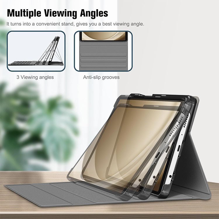For Samsung Galaxy Tab A9 8.7 Inch Case Detachable Keyboard Cover for Samsung Tab A9 SM-X110/X115/X117