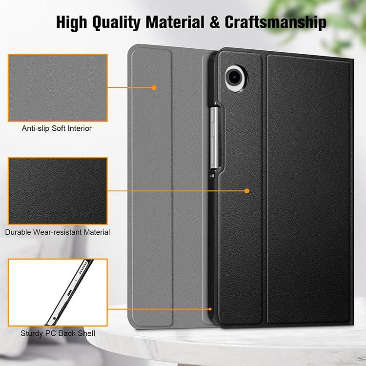 For Samsung Galaxy Tab A9 8.7 Inch Case Detachable Keyboard Cover for Samsung Tab A9 SM-X110/X115/X117