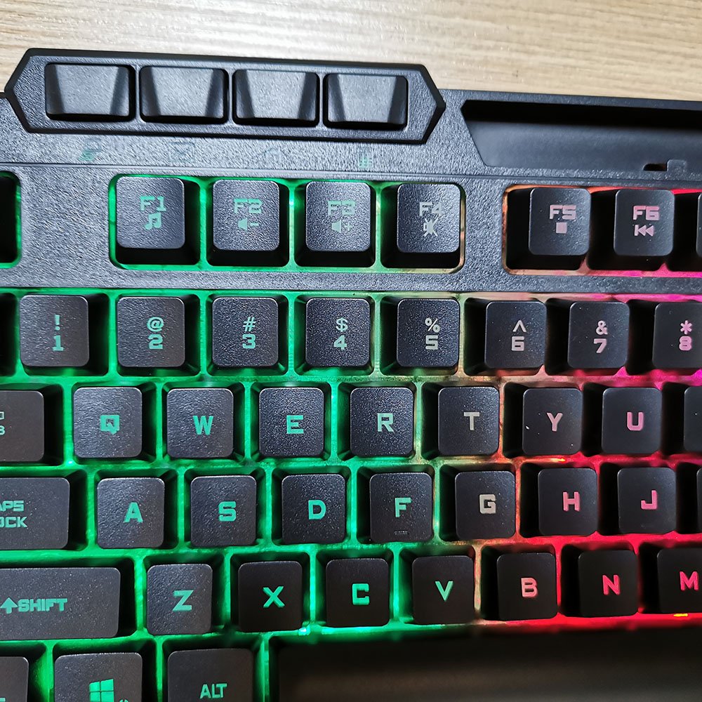 Nord Stage 3 Backlit 104 Key Gaming Keyboard Light Keyboard Piano 606g Notebook Keyboard FK19 Rainbow RGB Usb Desktop ABS Wired