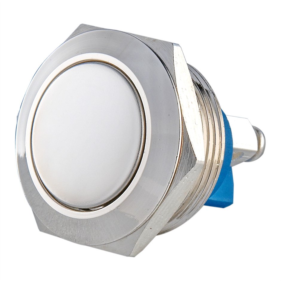Panel Mount Pneumatic Components Keyboard Push Button Switch MPI002/TERM/GN Stainless Steel Dia 19mm 0.6kgs/box IP65 CN;ZHE