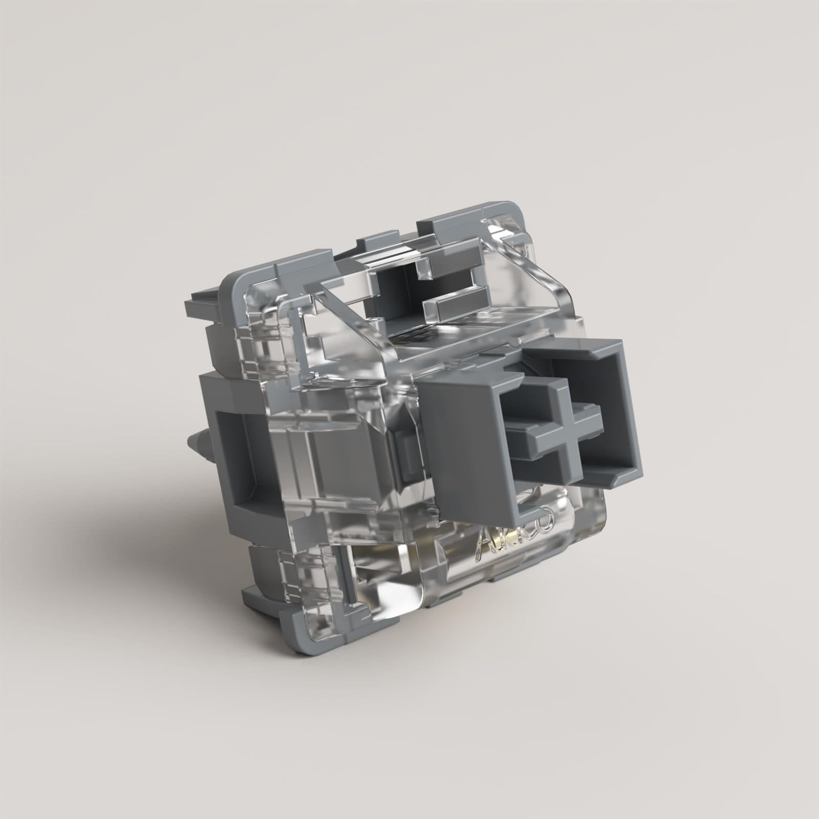 45 Pieces/Box Akko V3 Pro Silver Switches with Dustproof Stem 5 Pin 40gf Linear Switch for DIY Keyboard Switches