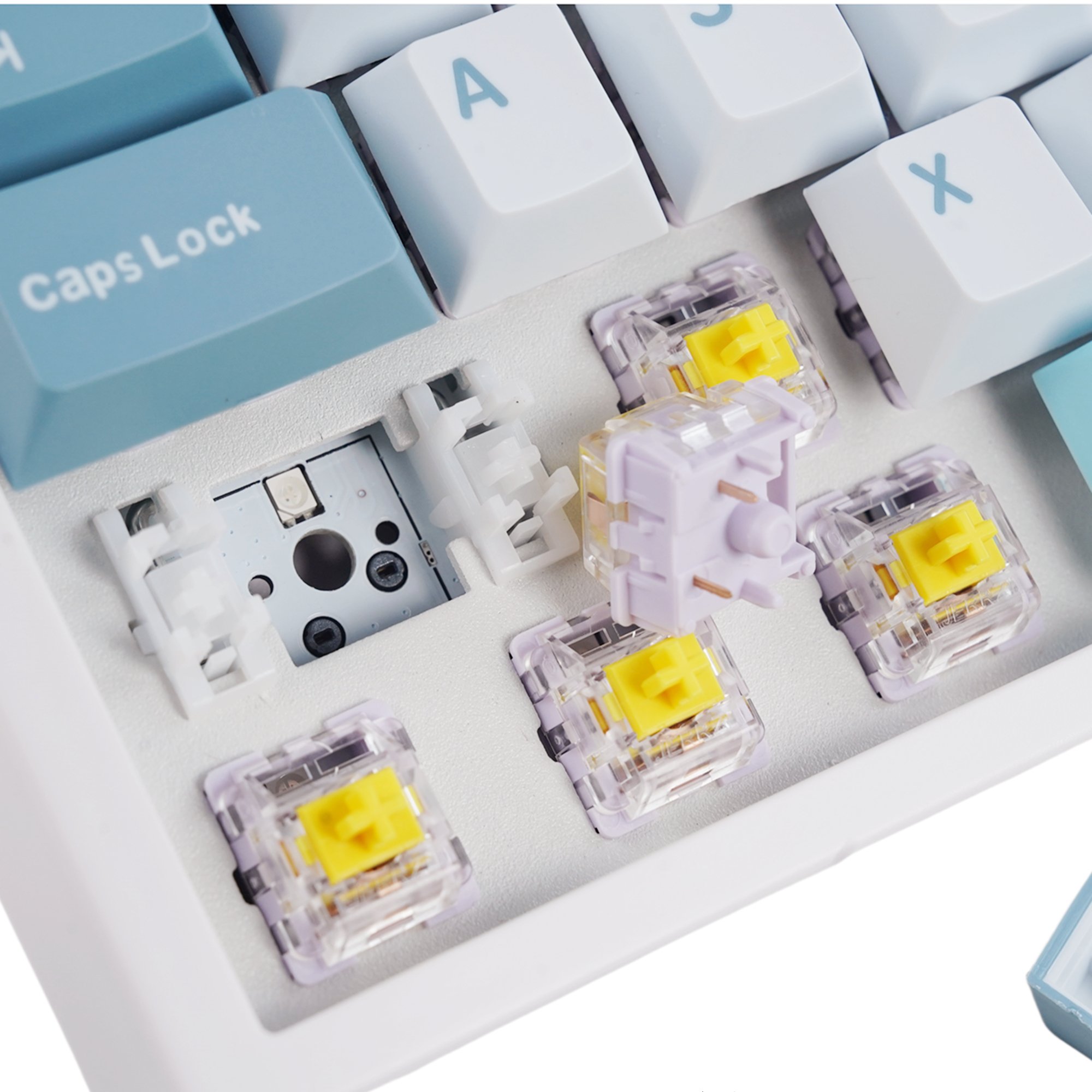 KC84 Wireless 75% Hot Swappable Custom Keyboard RGB Backlit,Pre-lubed Switches Wireless Mechanical Gaming Keyboard
