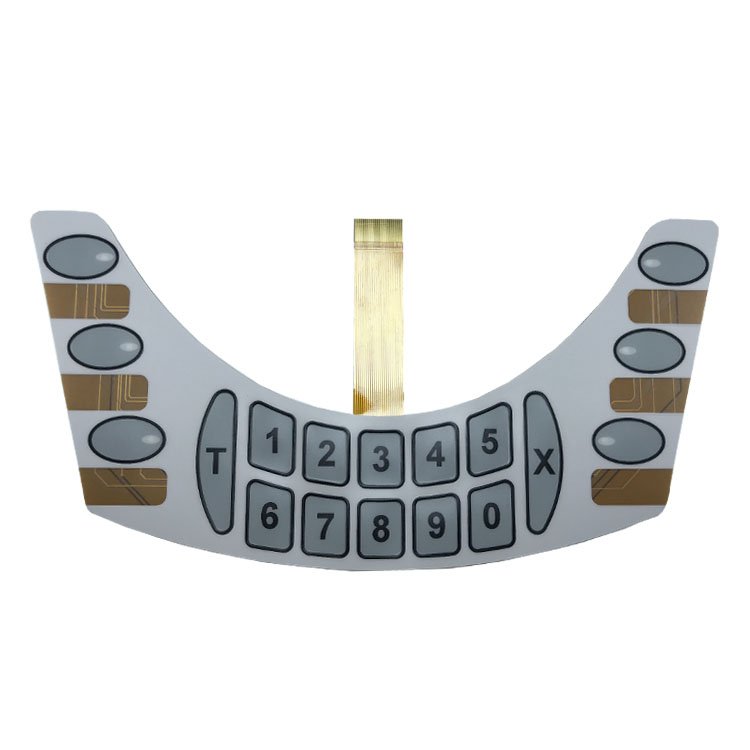 custom high waterproof and UV resistant material membran panel membrane switch supplier