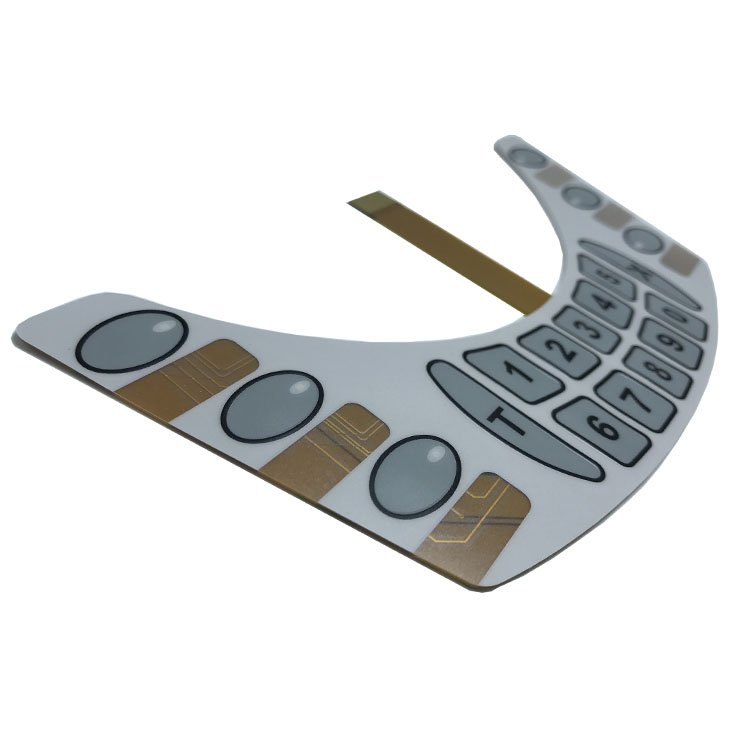 custom high waterproof and UV resistant material membran panel membrane switch supplier