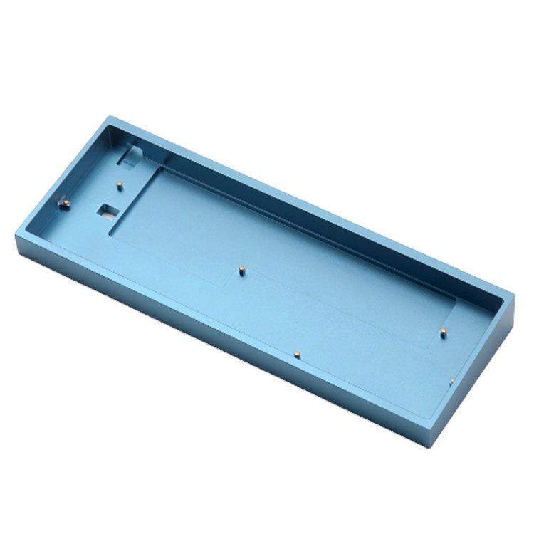 Custom Multicolor Anodizing Aluminum Alice Tkl Keyboard Case Plate Cnc Machining Mechanical CNC Keyboard