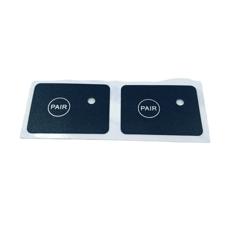 adhesive botton & Front Panel Sticker Graphic Overlay nameplate