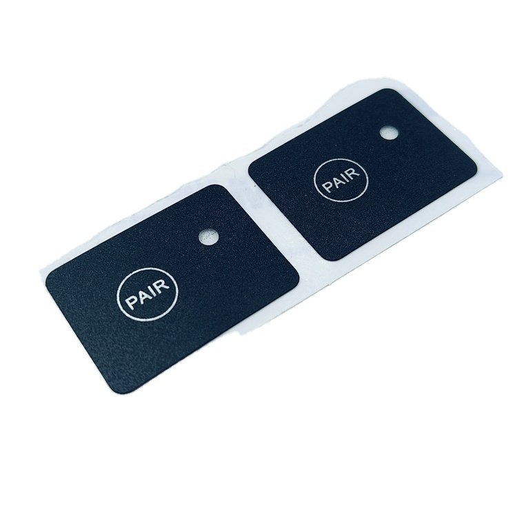 adhesive botton & Front Panel Sticker Graphic Overlay nameplate