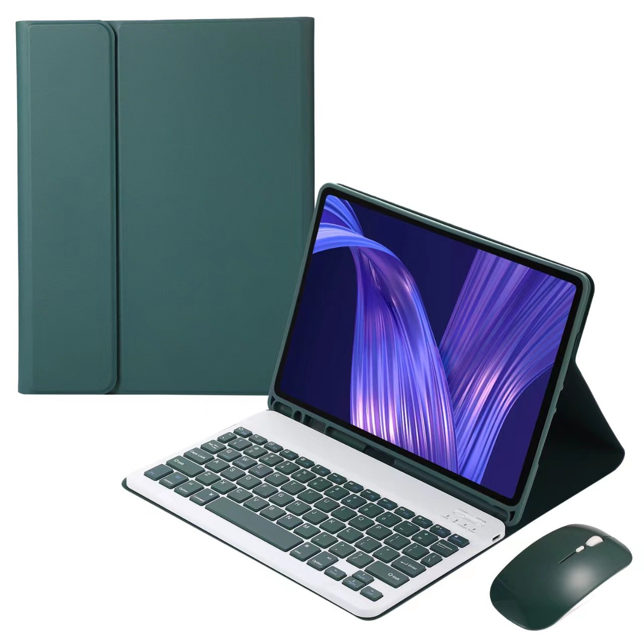 2021 iPad 9th Generation 10.2 Inch Tablet Case with Keyboard and Touchpad Compatible with iPad 8th & 7th Gen