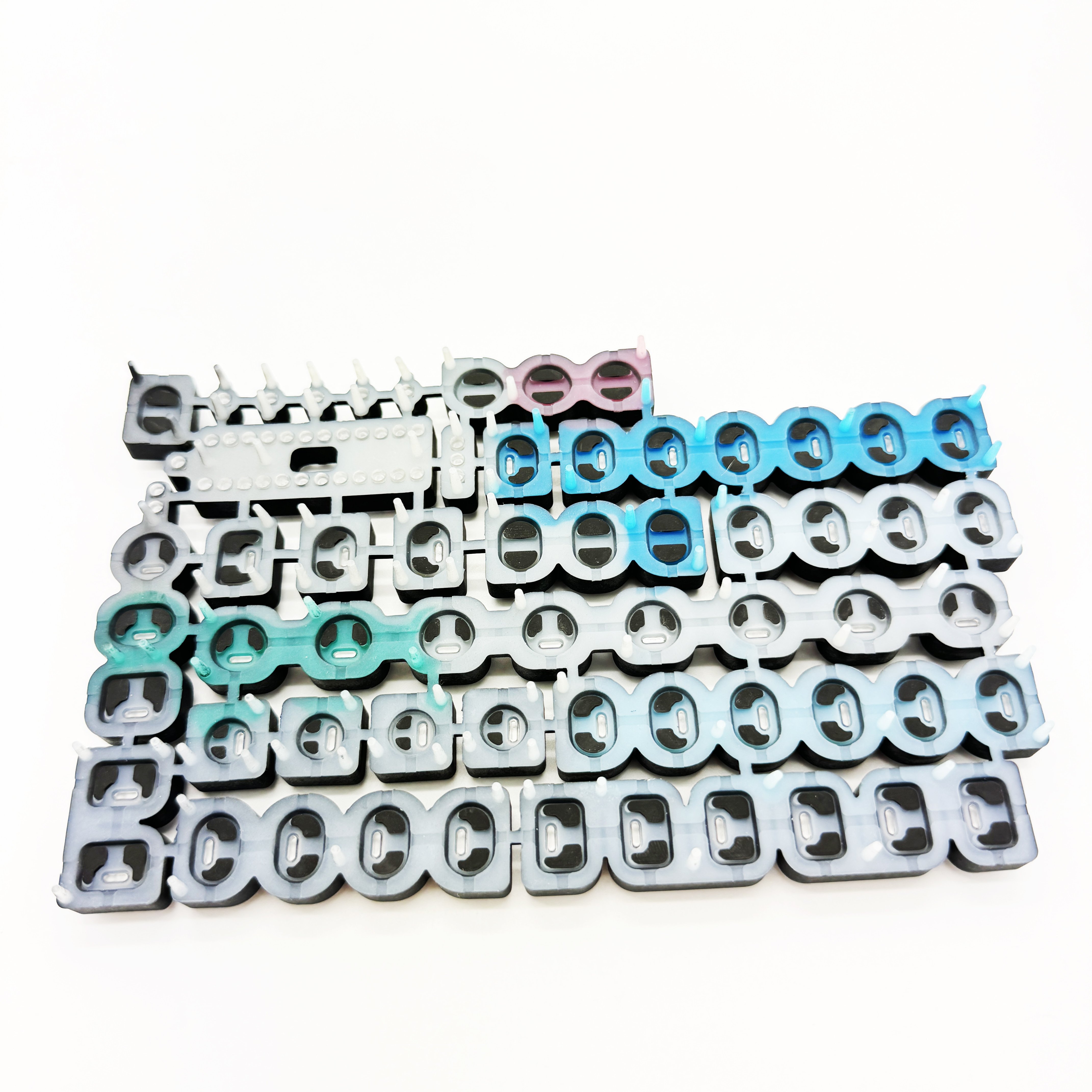 OEM ODM.New product radium engraving transparent buttons, professional custom silicone rubber keyboards/keypads