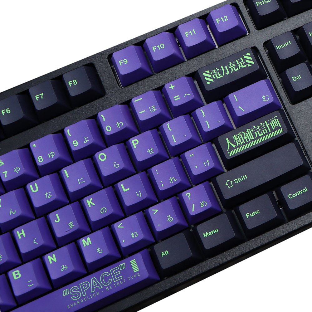 128 Keys PBT Keycap DYE SUB Cherry Profile Japanese Personalized Keycaps for Cherry MX Switch 104/87/74/61 60 Percent Keyboard