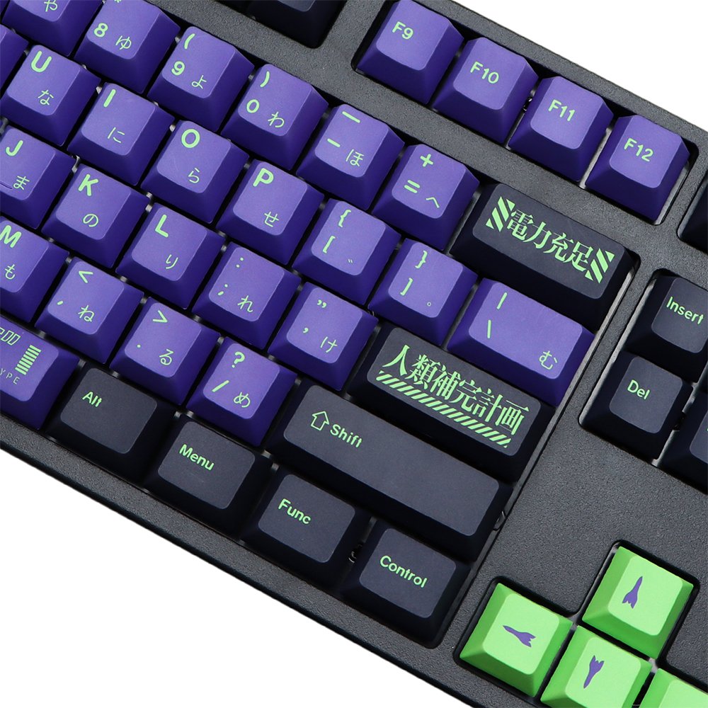 128 Keys PBT Keycap DYE SUB Cherry Profile Japanese Personalized Keycaps for Cherry MX Switch 104/87/74/61 60 Percent Keyboard