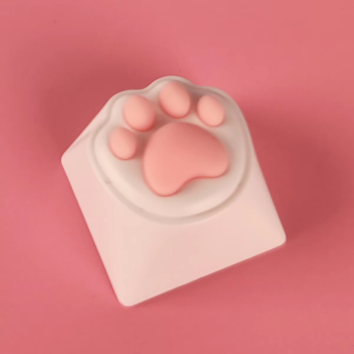 Wholesale New Design Cat Paw Keycap Custom Silicone 3D Printing Keycap Buttons Key Cap for Mechanical Gaming Keyboard Cat Keycap