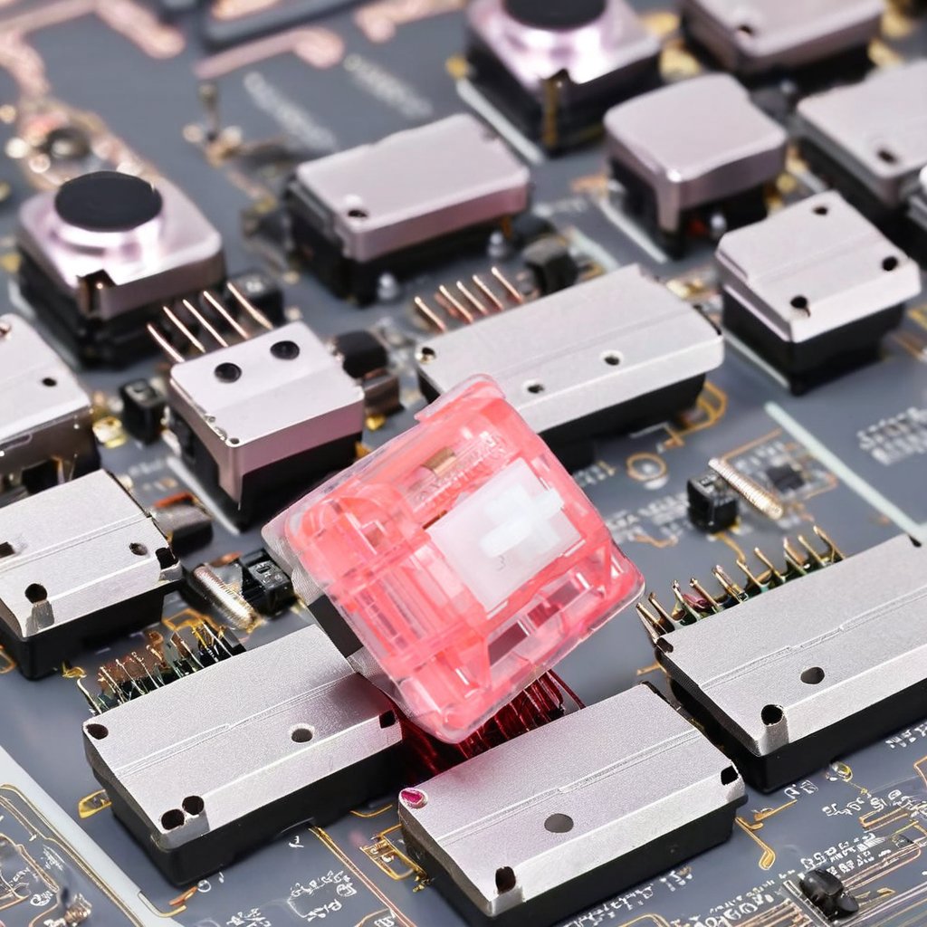 Strawberry Axis Body for Individual Electronic Linear Switch Mechanical Keyboard Switches