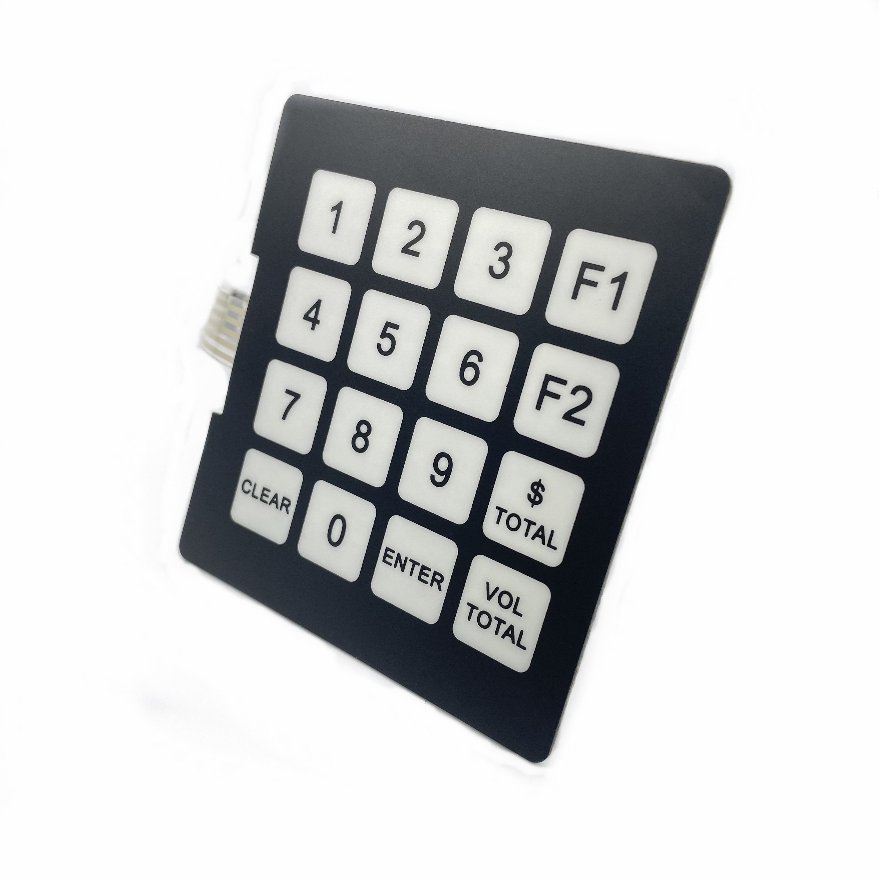 Custom UV resistant membrane keypad fuel dispenser keypad