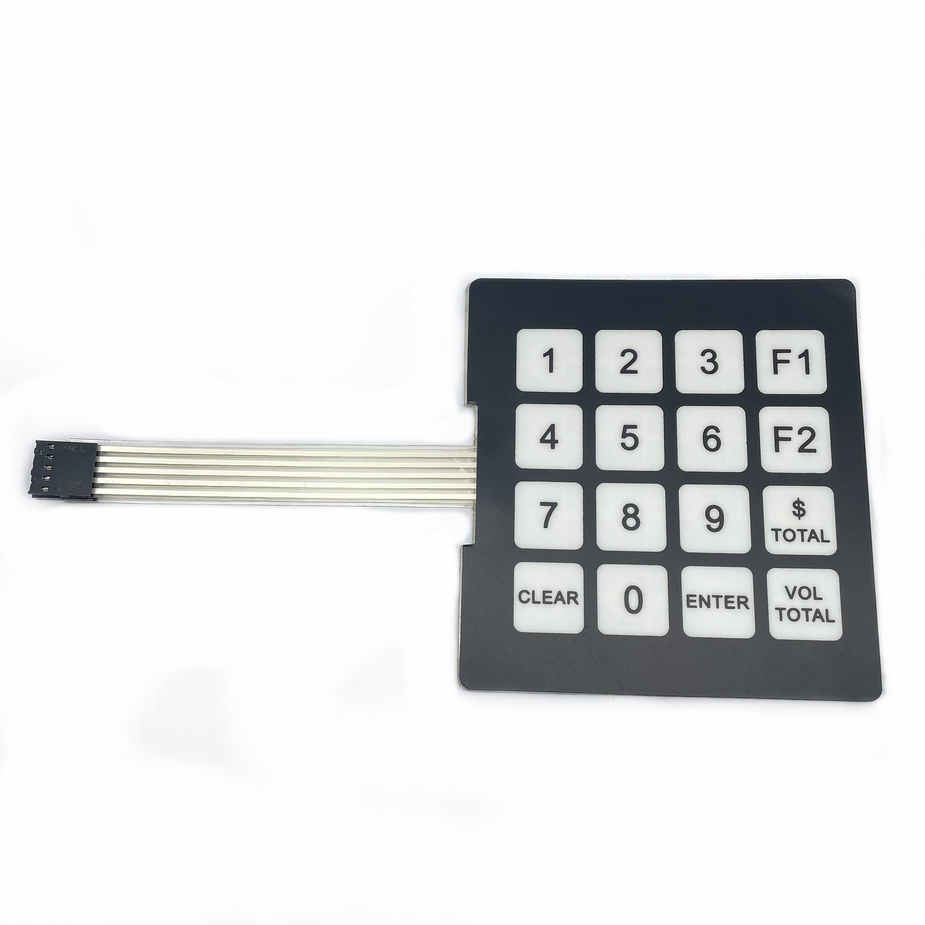 Custom UV resistant membrane keypad fuel dispenser keypad