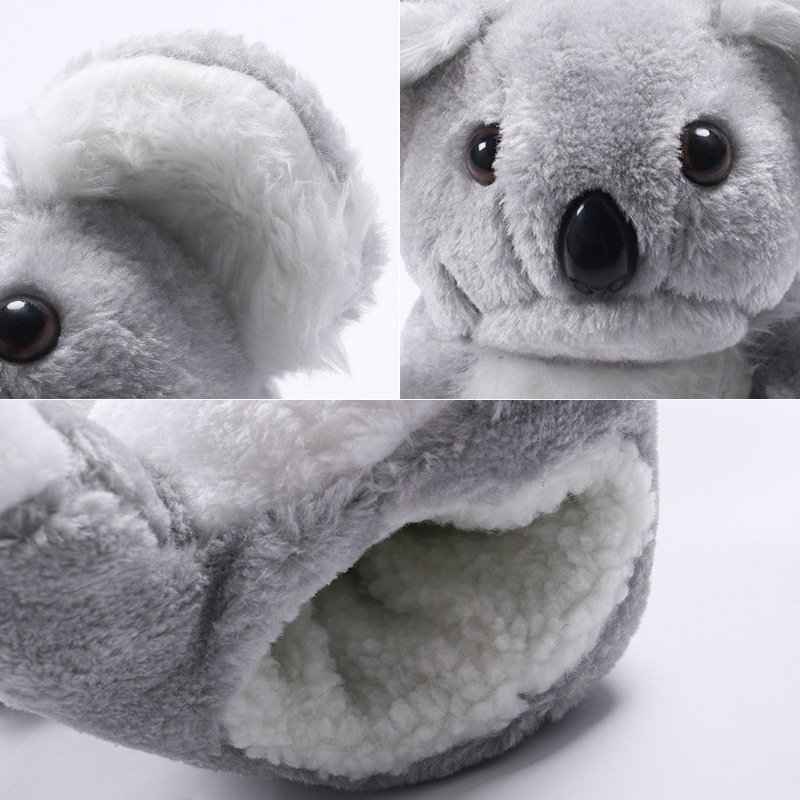 AI-MICH OEM/ODM Golf Club Headcover Gray Plush Koala Golf Headcover Animal Golf Head Covers Driver Headcover