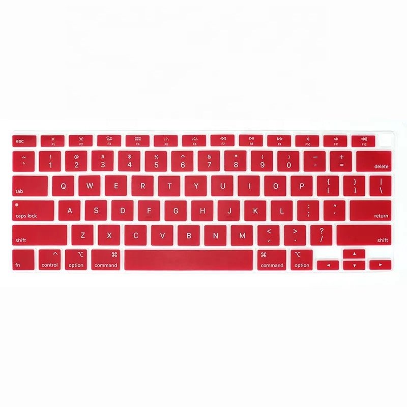 Pure Color US Layout Silicone Keyboard Covers for MacBook 2020 M1 Air 13 inch A2179 A2337