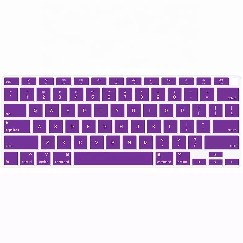 Pure Color US Layout Silicone Keyboard Covers for MacBook 2020 M1 Air 13 inch A2179 A2337