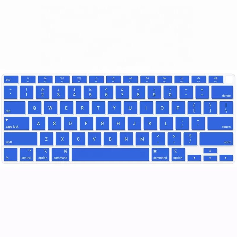 Pure Color US Layout Silicone Keyboard Covers for MacBook 2020 M1 Air 13 inch A2179 A2337