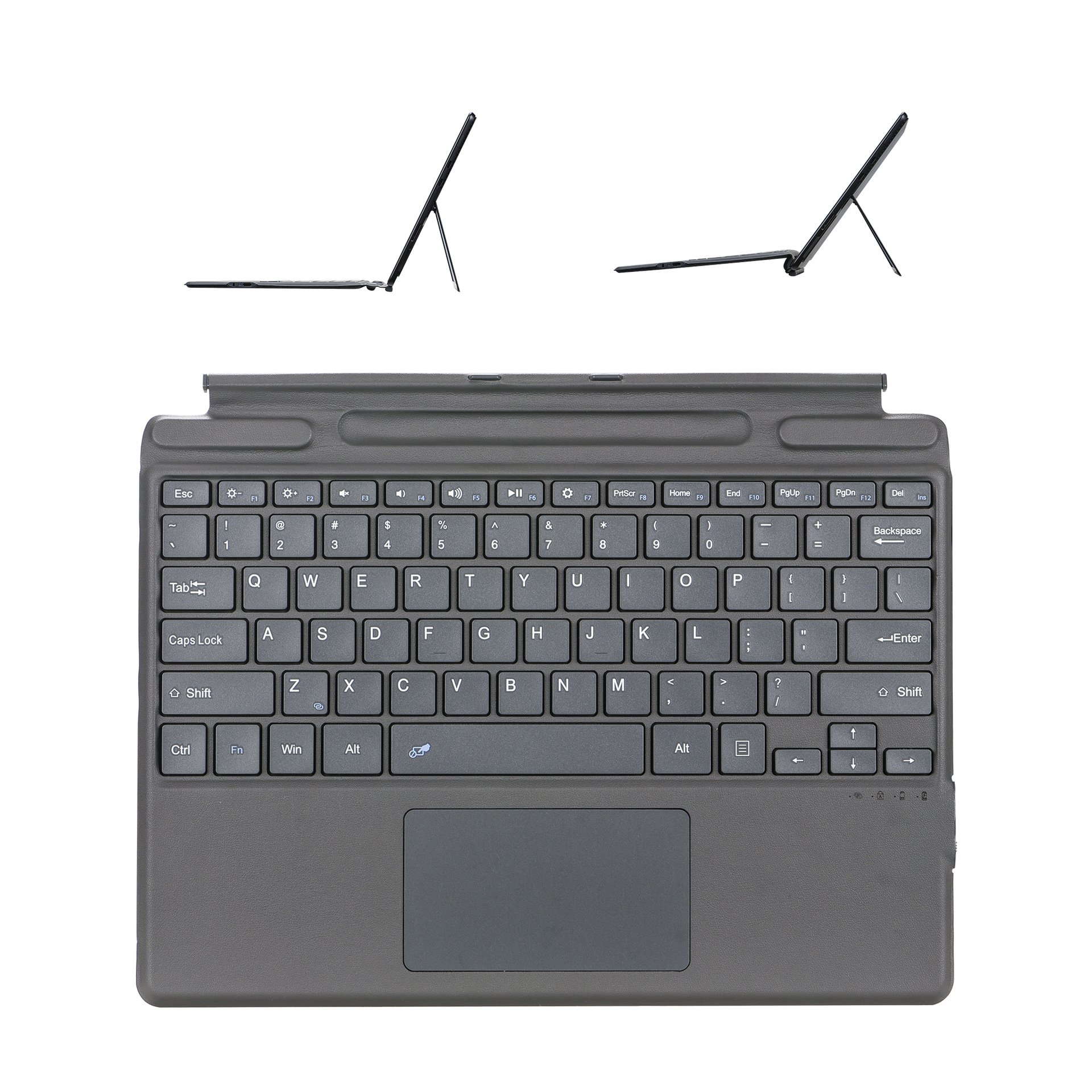 Factory Universal Magnetic Wireless Backlit keyboard 2 in 1 tablet keyboards with protective cover for microsoft surfacePro7